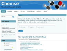 Tablet Screenshot of chemse.com